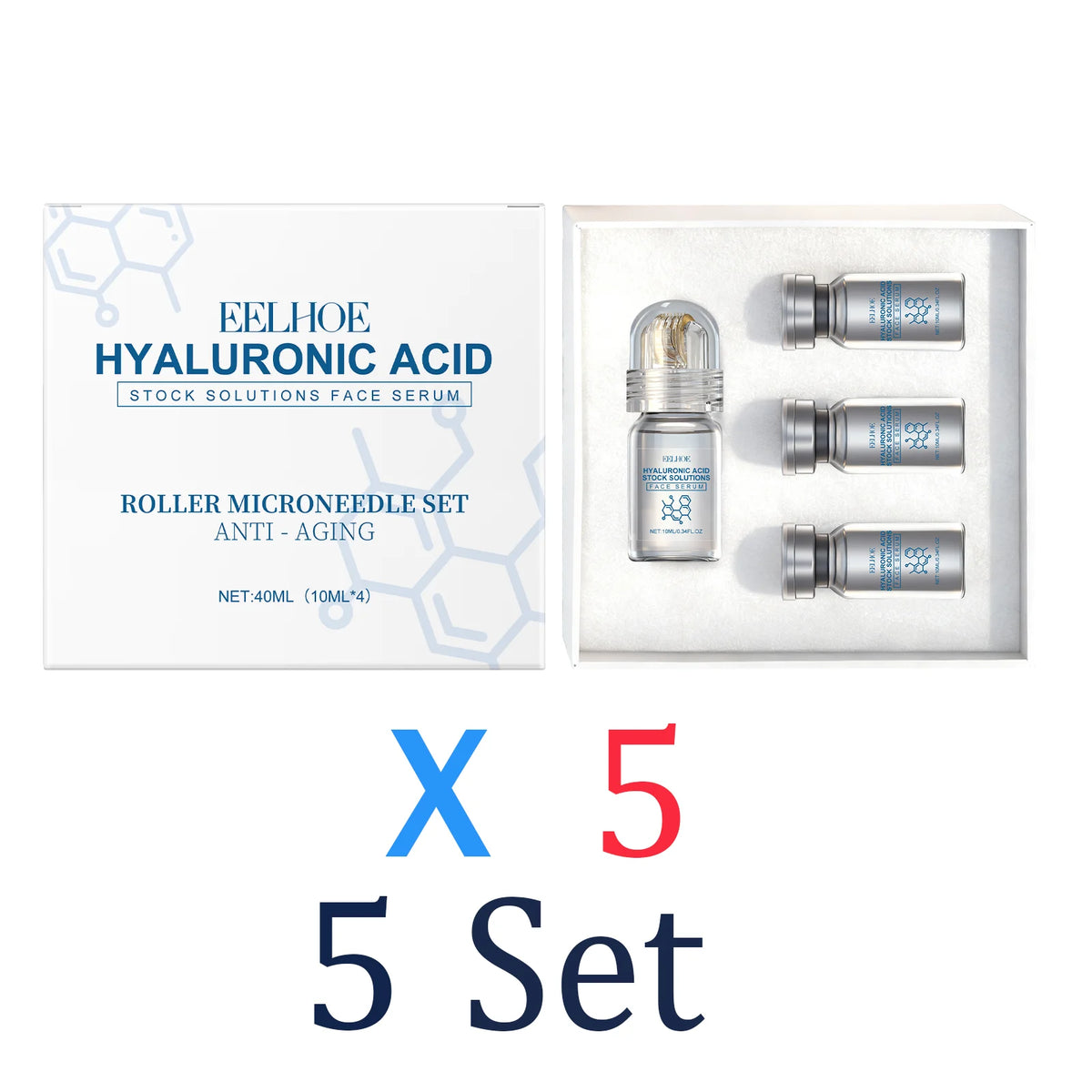 Niacinamide Microneedle Facial Serum Kit