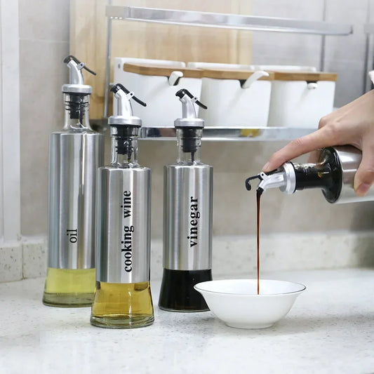 Stainless Steel Oil Bottle