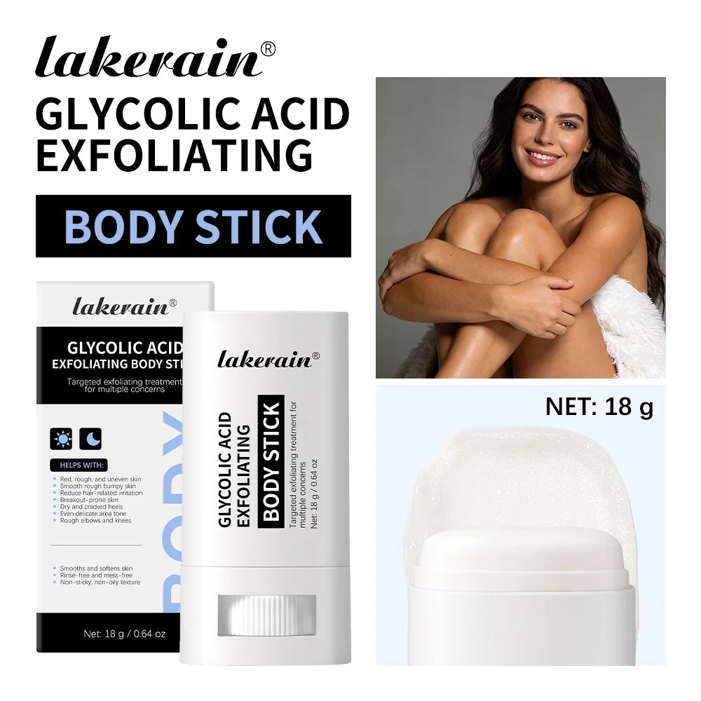Lakerain Glycolic Acid Exfoliating Body Stick