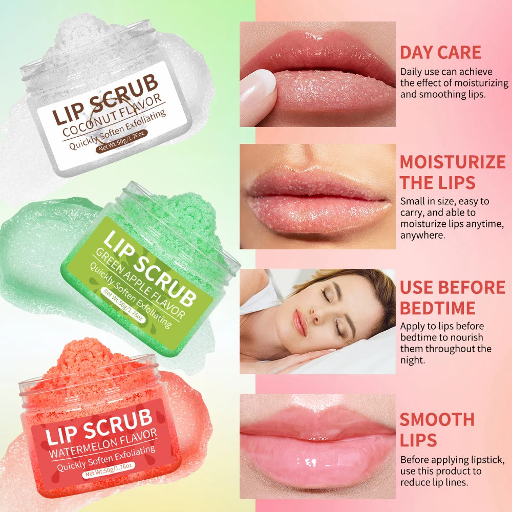 Moisturizing Fruit Lip Scrub