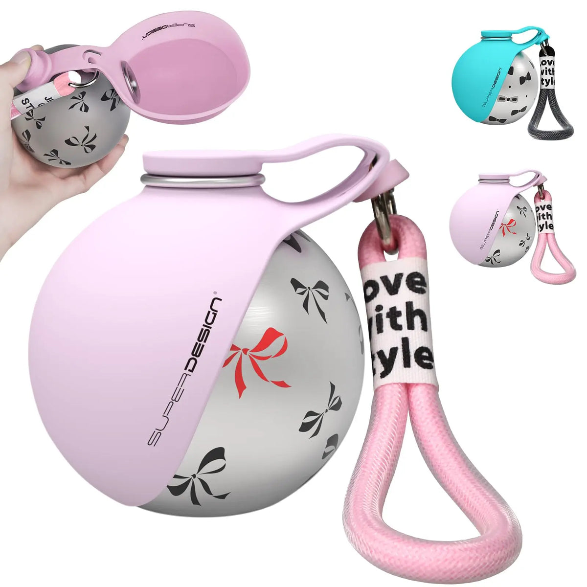 2-in-1 Portable Dog Water Bottle