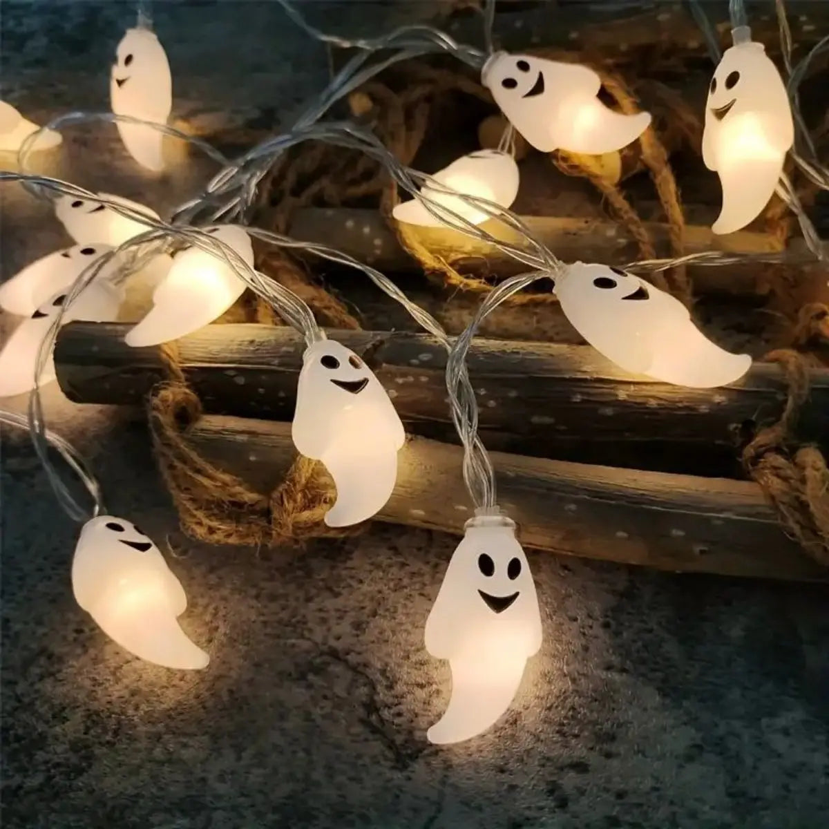 Halloween Ghost String Lights