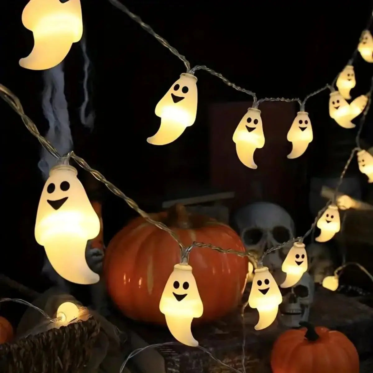 Halloween Ghost String Lights