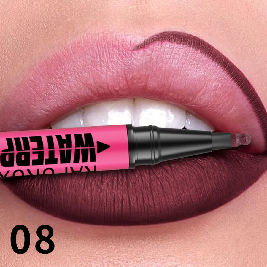 KAFURUX Waterproof Matte Lip Liner