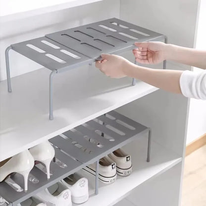 Adjustable ABS Shoe Rack Organizer