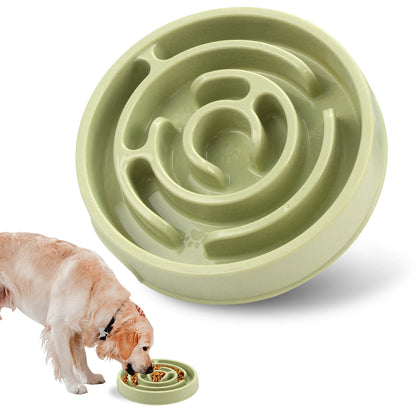 Slow Feeder Dog Bowl Anti-Gulping Pet Bowl