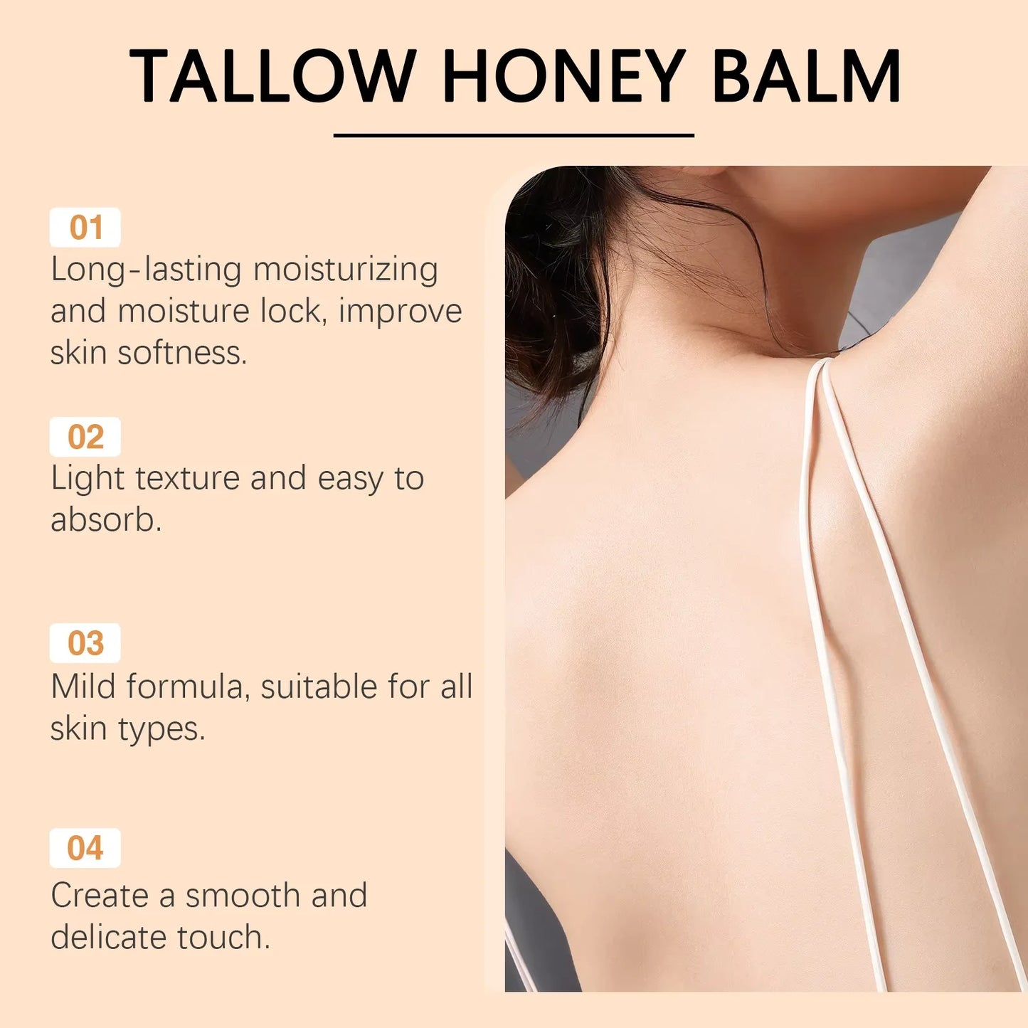 Tallow Honey Balm Moisturizing Cream