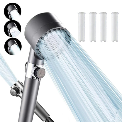 3 Modes Handheld Shower Head with Massage Brush