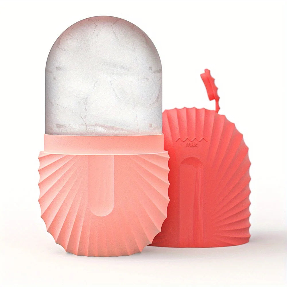 Stainless Steel Ice Face Roller & Gua Sha Set