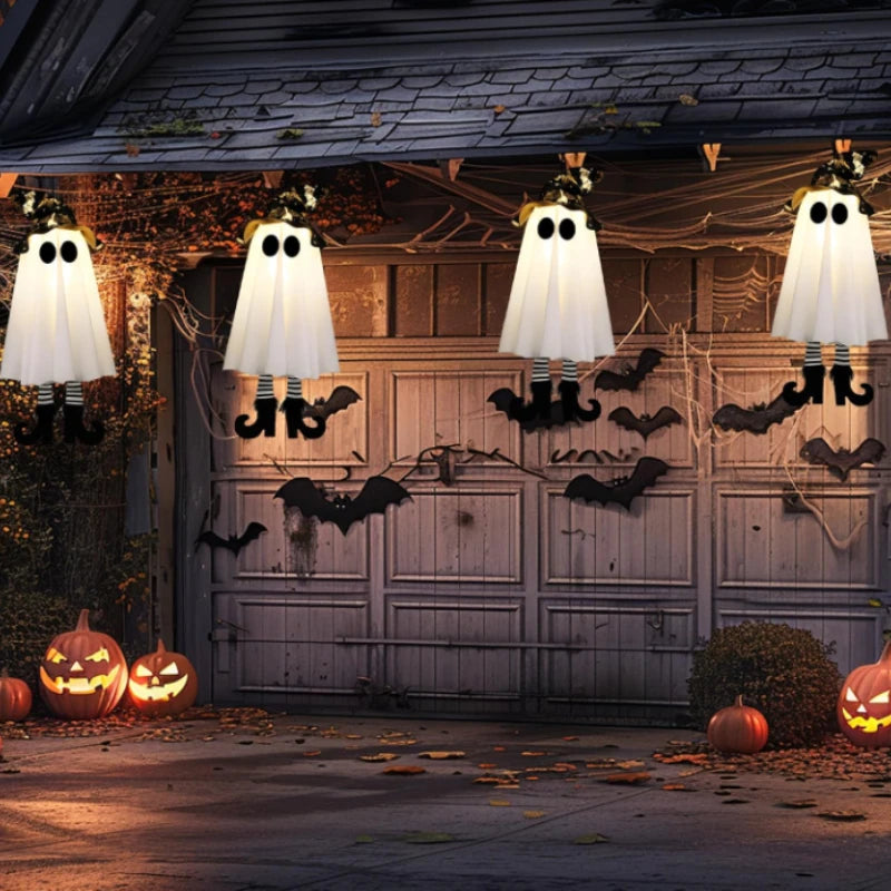 Halloween LED Witch & Ghost Hanging Decorations