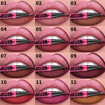 KAFURUX Waterproof Matte Lip Liner