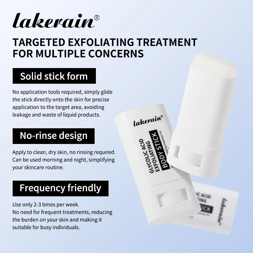 Lakerain Glycolic Acid Exfoliating Body Stick