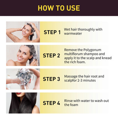 3-in-1 Black Hair Colour Shampoo