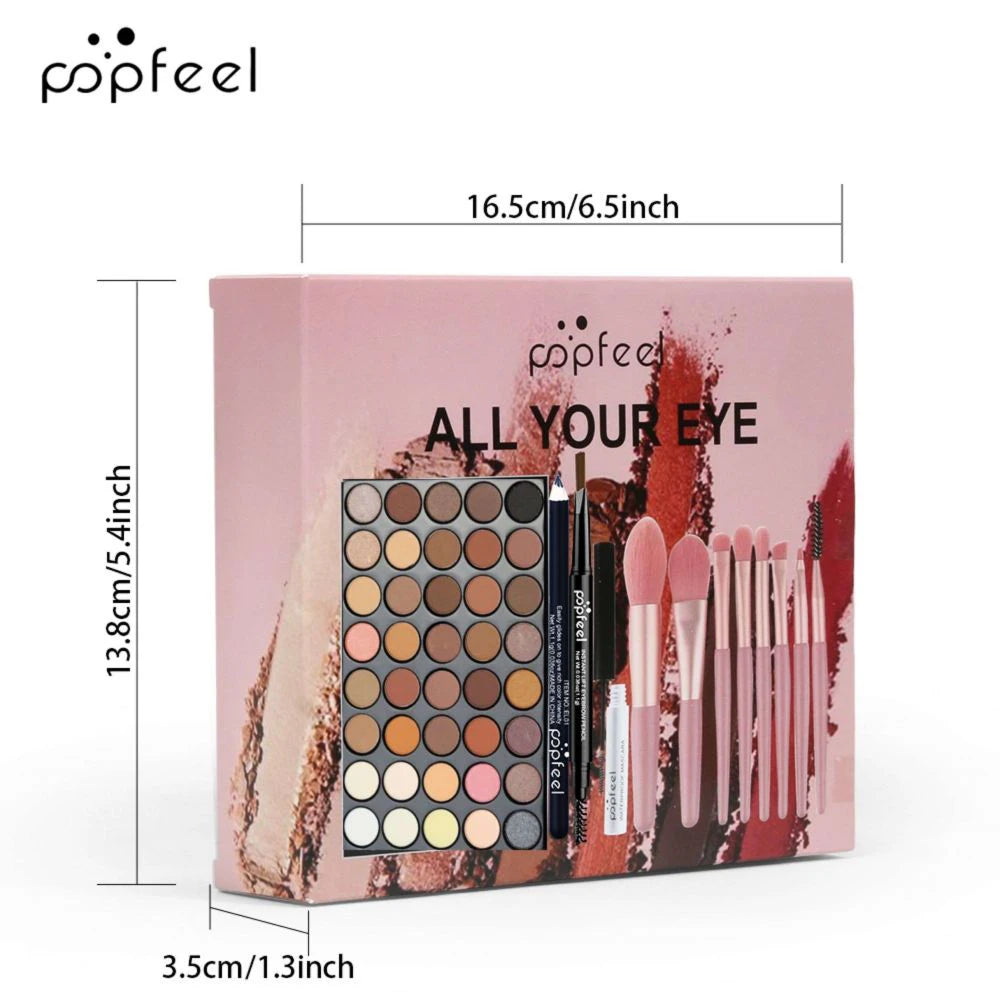 POPFEEL 40-Color Complete Eye Makeup Set