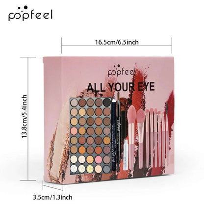 POPFEEL 40-Color Complete Eye Makeup Set