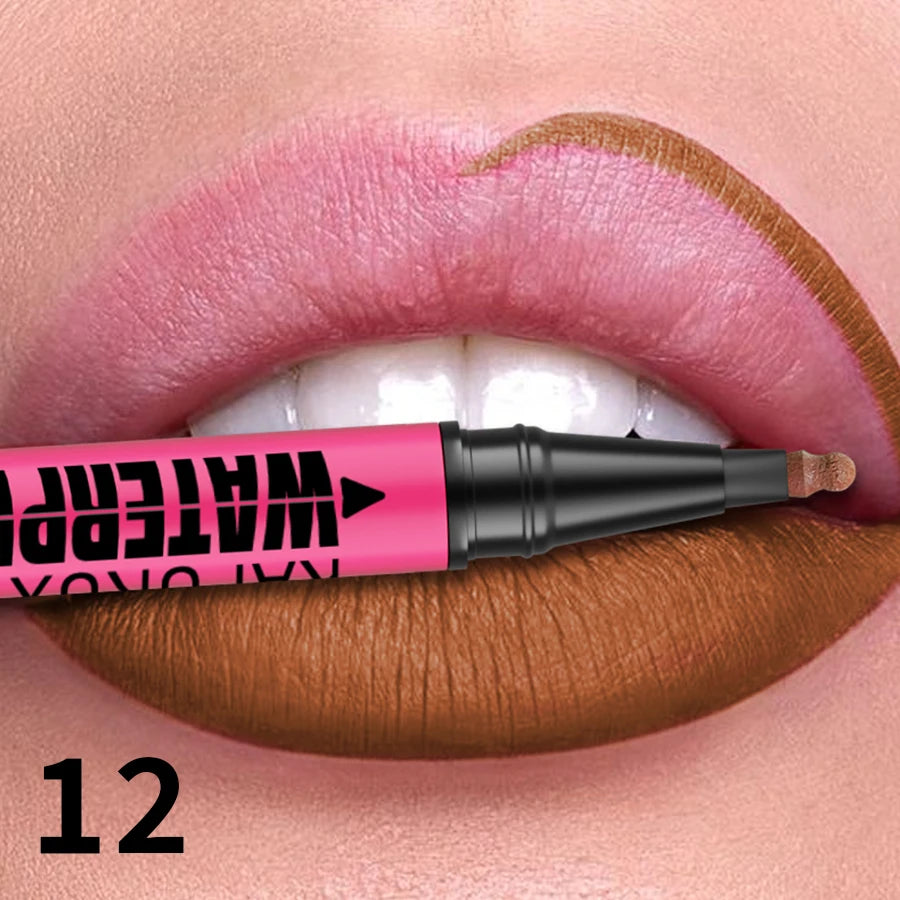 KAFURUX Waterproof Matte Lip Liner