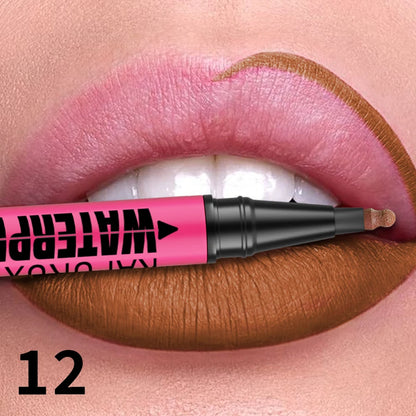 KAFURUX Waterproof Matte Lip Liner