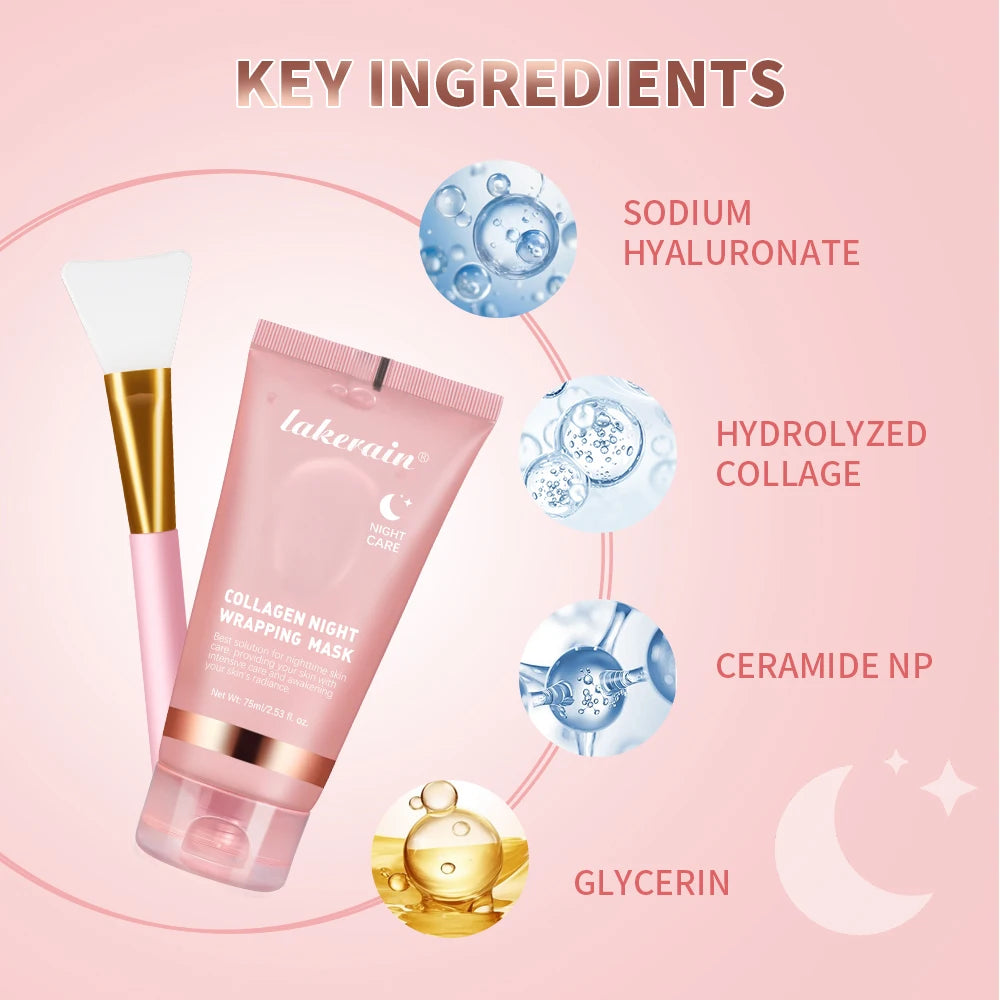 Collagen Wrapping Mask & Brush Set