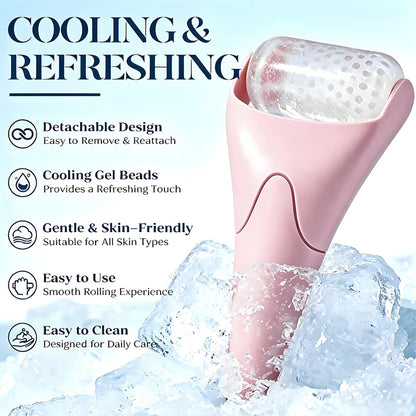 Ice Face Roller & Gua Sha Facial Tool Set