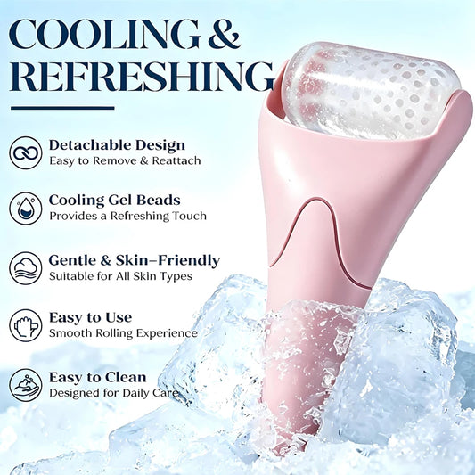 Ice Face Roller & Gua Sha Facial Tool Set
