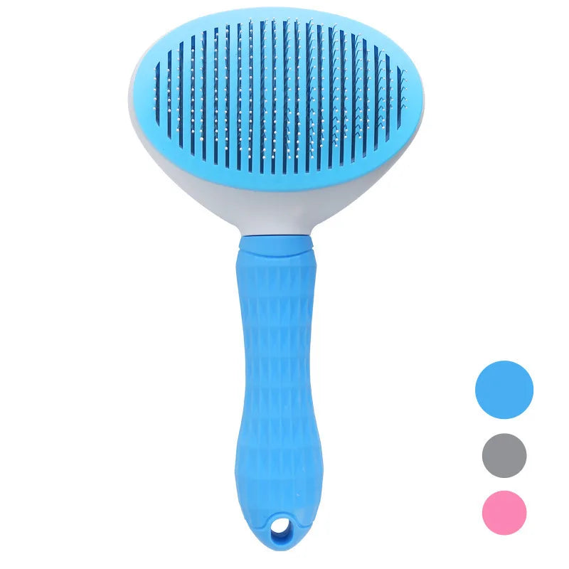 Self-Cleaning Pet Hair Remover Grooming Brush