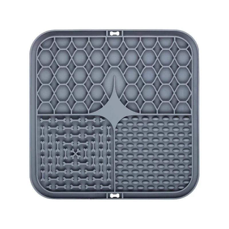 Silicone Pet Lick Mat Slow Feeder & Bathing Distraction