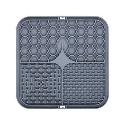 Silicone Pet Lick Mat Slow Feeder & Bathing Distraction