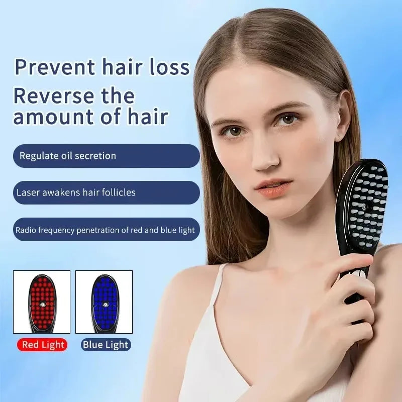 Electric LED Scalp Massage Comb