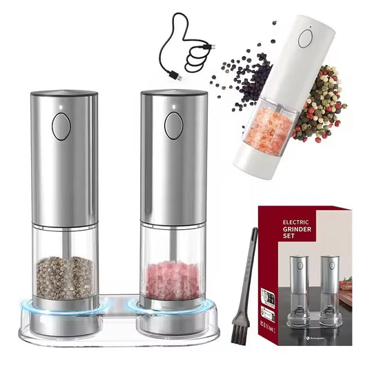 Automatic USB Rechargeable Salt & Pepper Grinder
