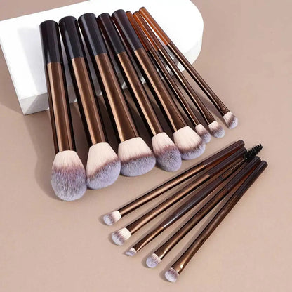 13-Piece Complete Makeup Brush Set