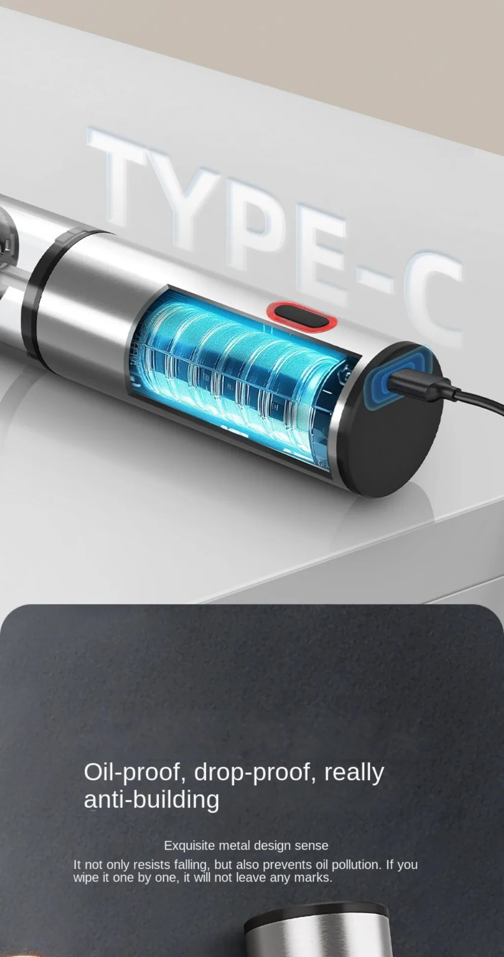 Electric Rechargeable Salt & Pepper Grinder