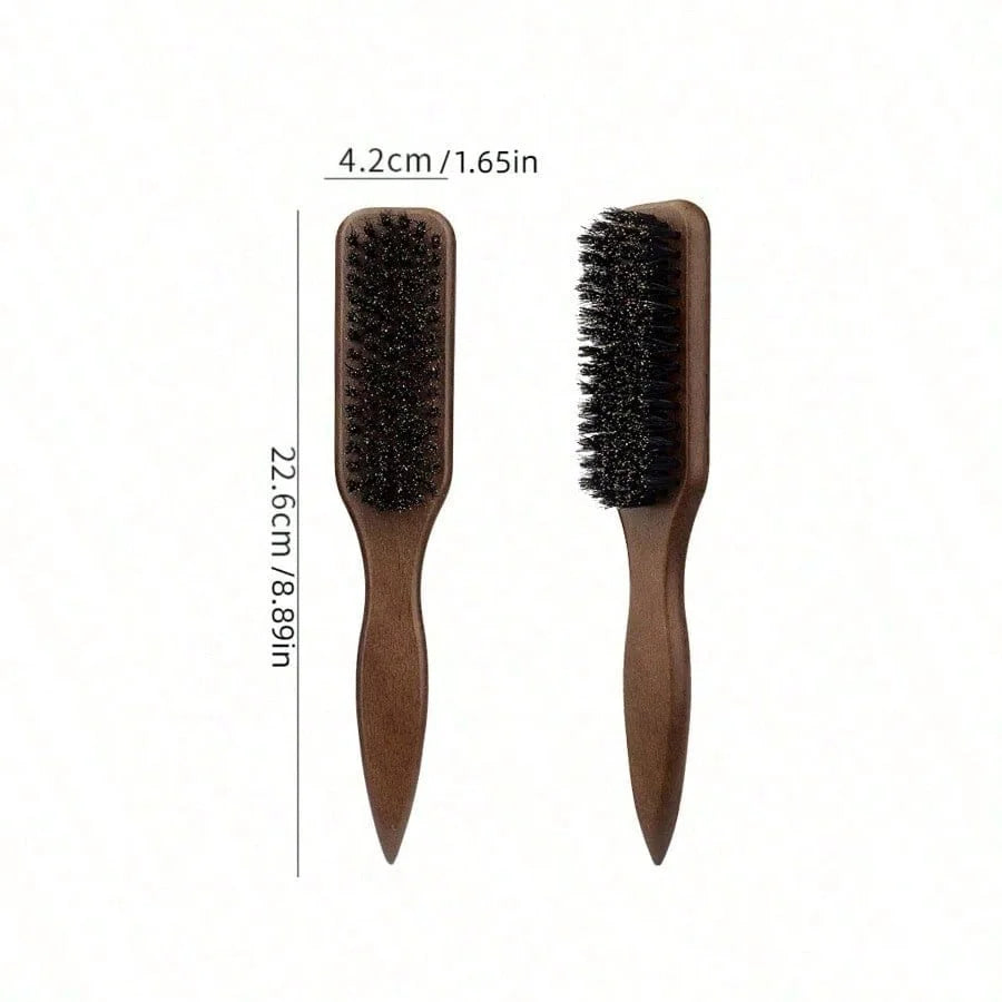 Wooden Handle Barber Brush