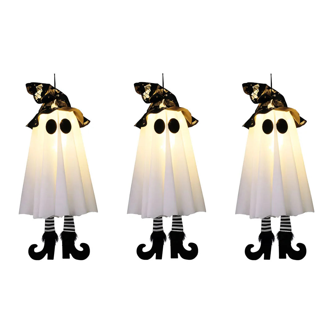 Halloween LED Witch & Ghost Hanging Decorations