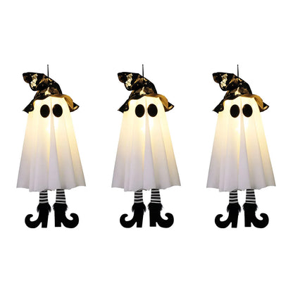 Halloween LED Witch & Ghost Hanging Decorations