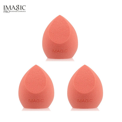 IMAGIC 3-Piece Wet & Dry Makeup Puff Set