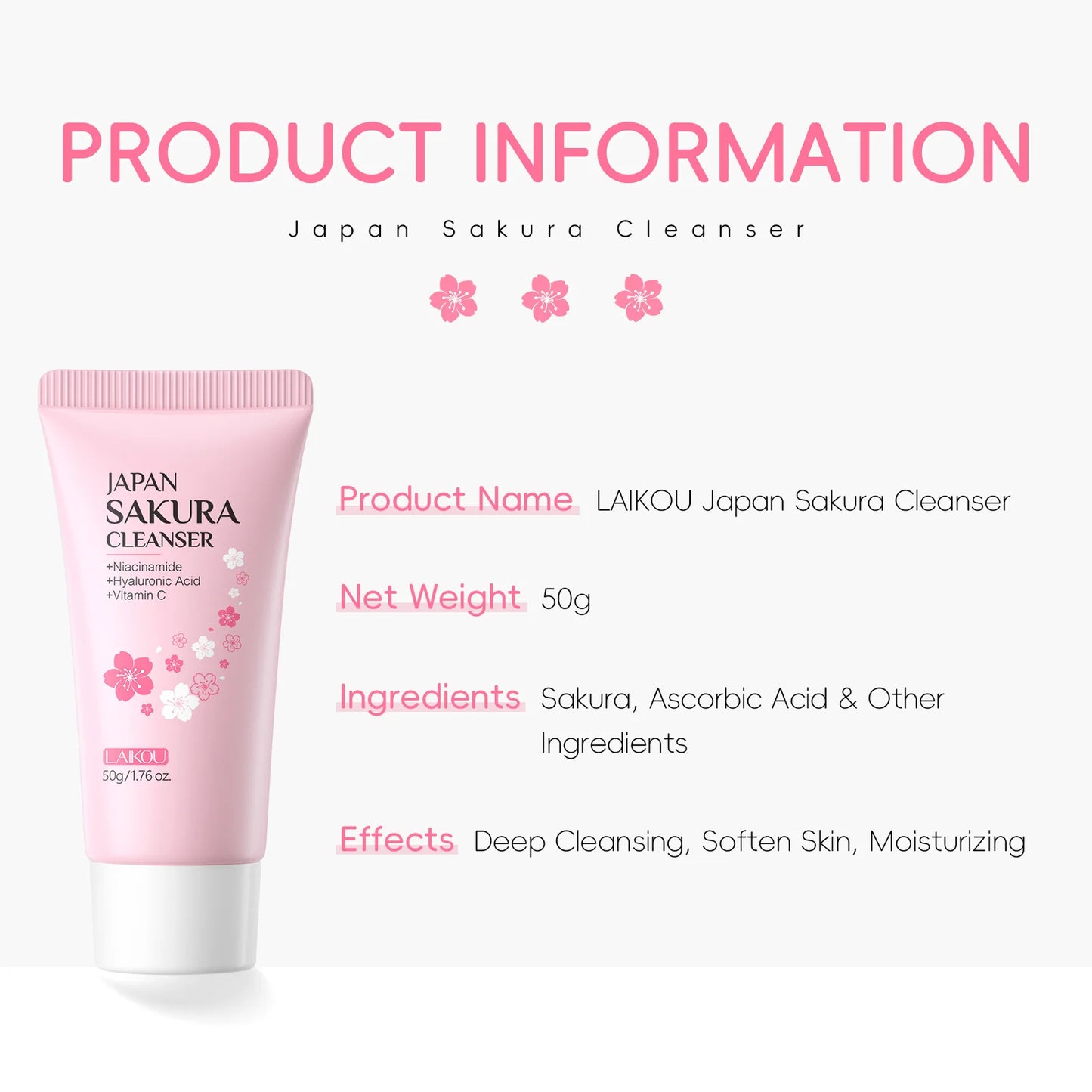 Japan Sakura Gentle Face Wash