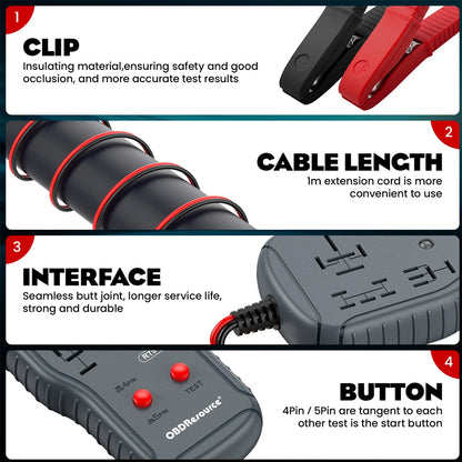 Professional Voltage Tester Battery Checker