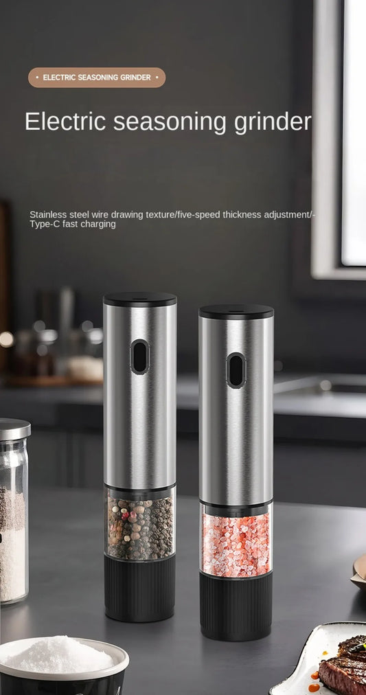 Electric Rechargeable Salt & Pepper Grinder