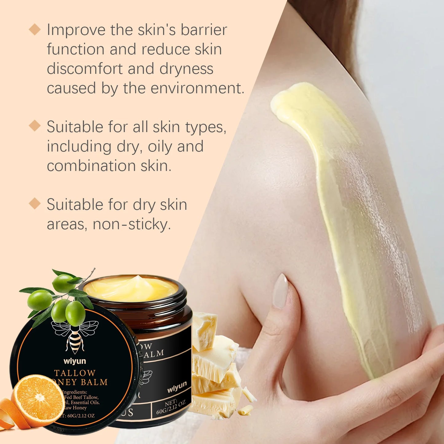 Tallow & Honey Glow Hydrating Cream