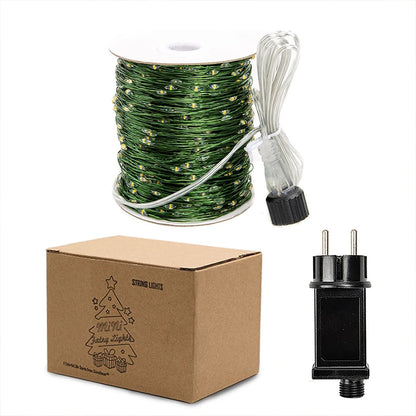 Green Cable LED Christmas String Fairy Lights