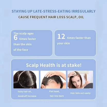 Electric LED Scalp Massage Comb