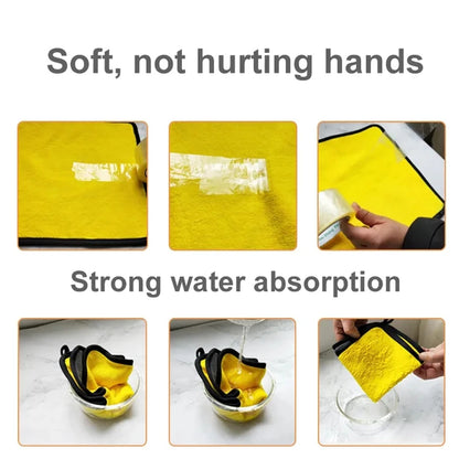 1/2/6pcs Microfiber Car Cleaning Towel