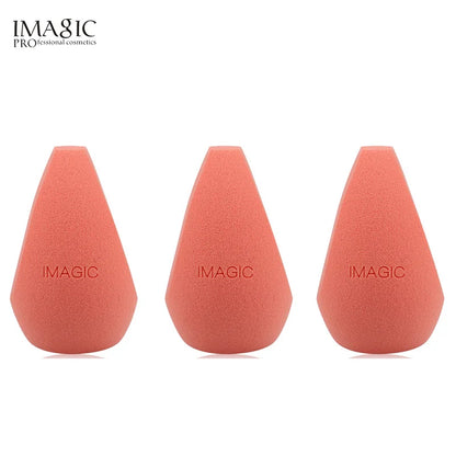 IMAGIC 3-Piece Wet & Dry Makeup Puff Set