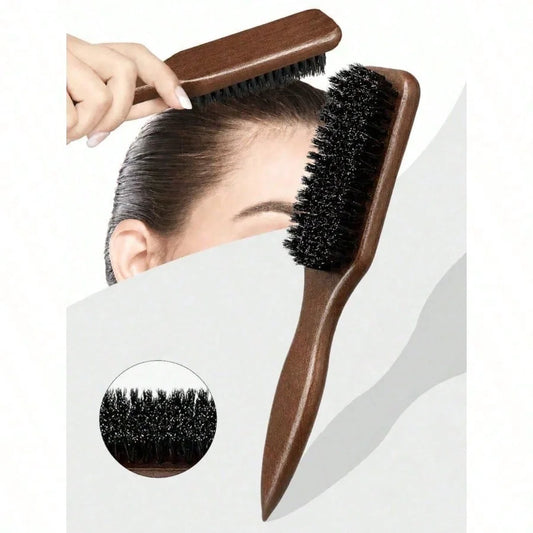 Wooden Handle Barber Brush