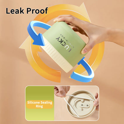 WORTHBUY Insulated Stainless Steel Thermal Lunch Box