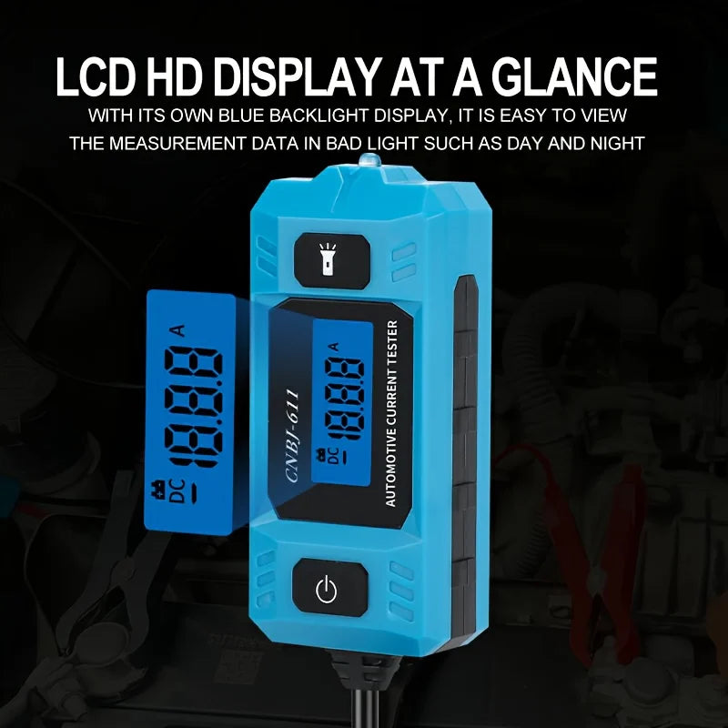 12V Range 0.01~19.99A Car Circuit Tester
