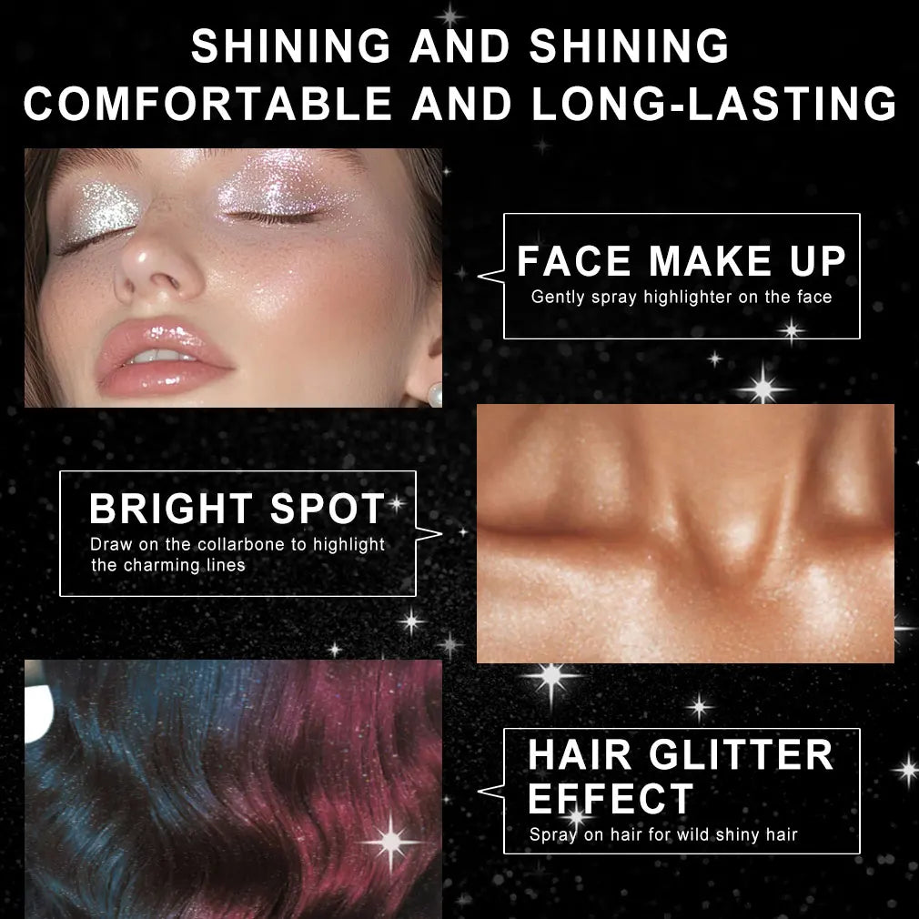 100ml Multi-Use High Gloss Glitter Spray