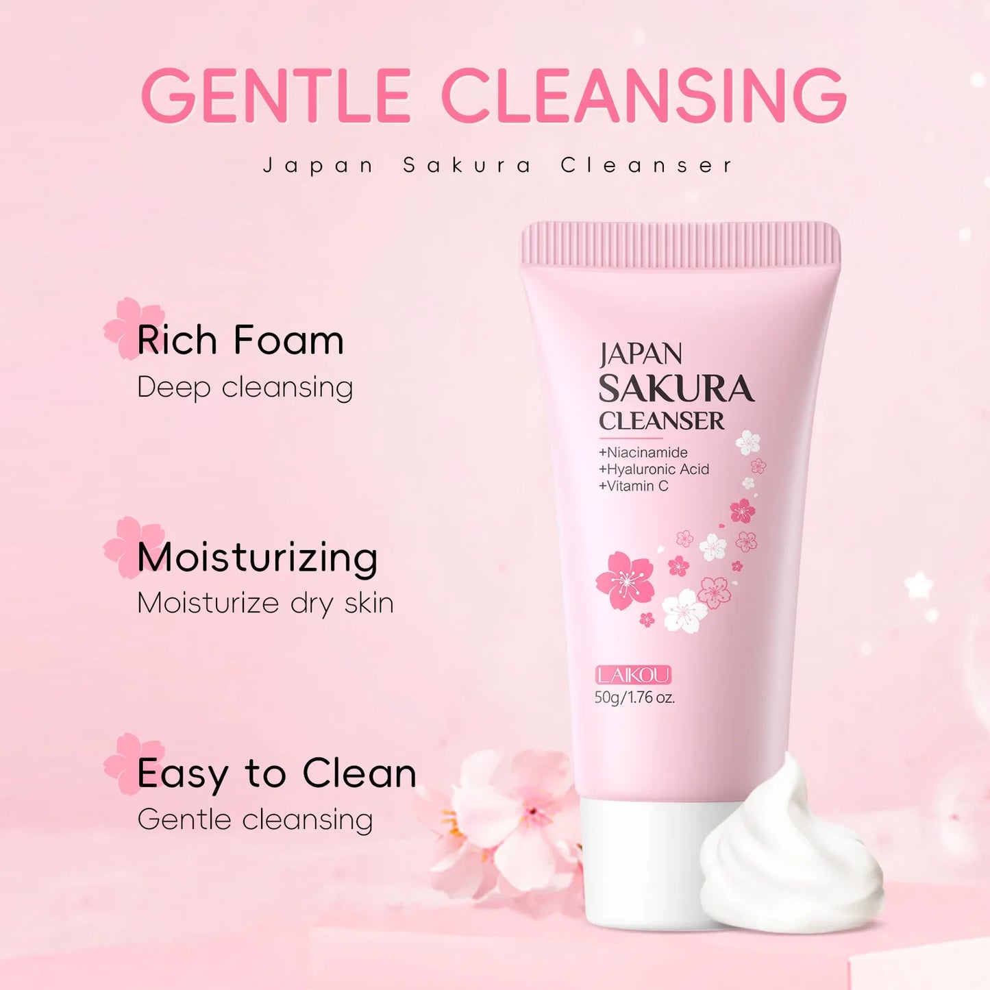 Japan Sakura Gentle Face Wash