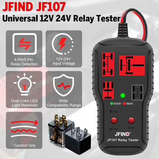 Car Relay Tester Diagnostic Tools 12V-24V Voltage Tester