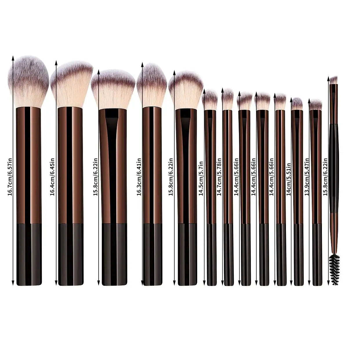 13-Piece Complete Makeup Brush Set